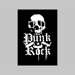 Punk Rock smrtka  hrubá mikina na zips s kapucou stiahnuteľnou šnúrkami